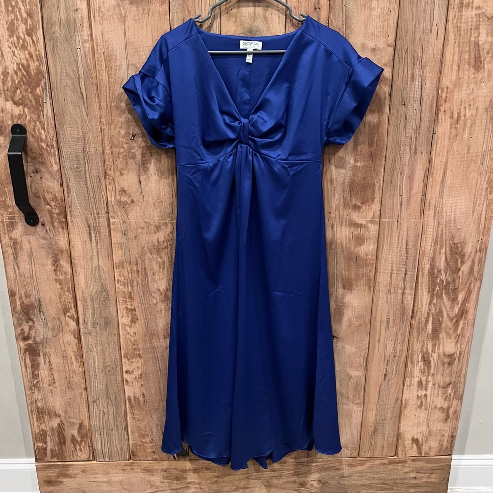 Elegant Blue Women's Dress